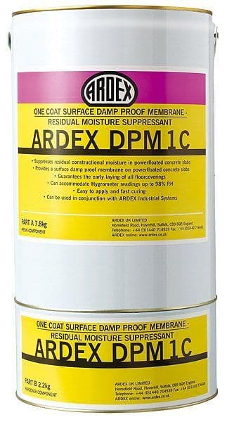 ARDEX DPM 1 C One Coat Surface Damp Proof Membrane | £169.99 + Vat