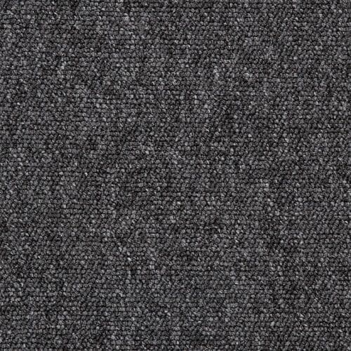 PREMIUM 10mm Thick Dark Silver Grey Felt Back 4m Carpet Remnant/Roll End 