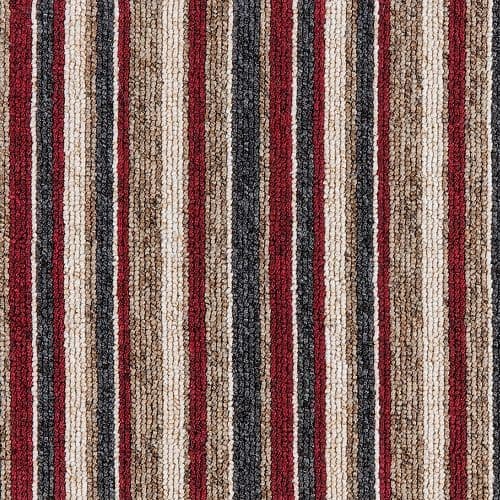 Balta Gala Red Lines 170 Felt Back Carpet