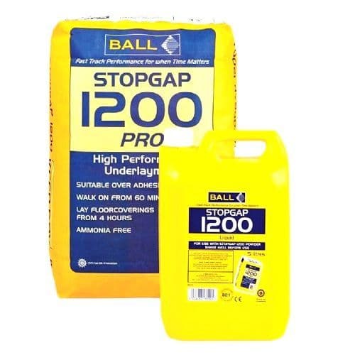 F Ball Stopgap 1200 20kg Powder & F Ball Stopgap 5 Ltr 1200 Liquid