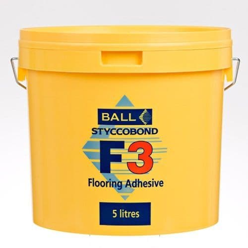F Ball Styccobond F3 5 Ltr Carpet Adhesive