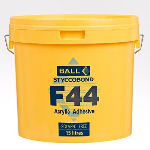 F Ball Styccobond F44 15 Ltr Acrylic Adhesive | £56.97 + Vat